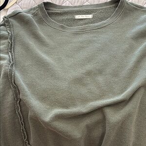 Olive Green Crewneck Sweatshirt